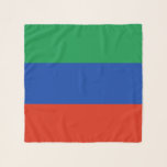 Dagestaanse vlag sjaal<br><div class="desc">Patriottische vlag van Dagestan.</div>
