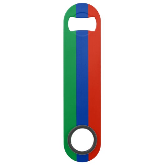 Dagestaanse vlag speed flessenopener (Achterkant)