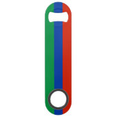 Dagestaanse vlag speed flessenopener (Voorkant)