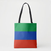 Dagestaanse vlag tote bag (Voorkant)