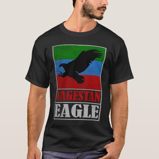 Dagestan Eagle Proud People of Dagestan National F T-shirt (Voorkant)