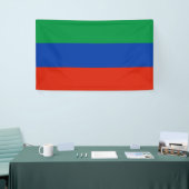 Dagestan flag Banner (Beurs)