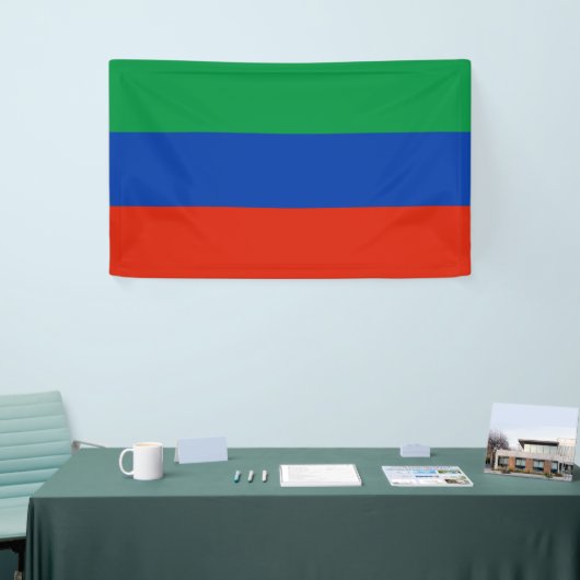 Dagestan flag Banner (Beurs)