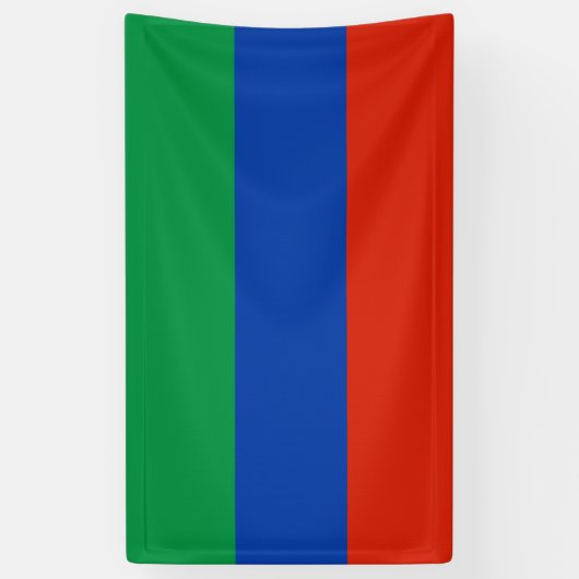 Dagestan flag Banner (Verticaal)