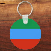 Dagestan, Russische vlag Sleutelhanger (Voorkant)