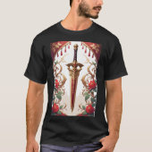 Dagger Art Donker T-shirt (Voorkant)