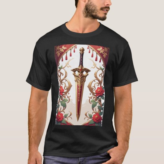 Dagger Art Donker T-shirt (Voorkant)