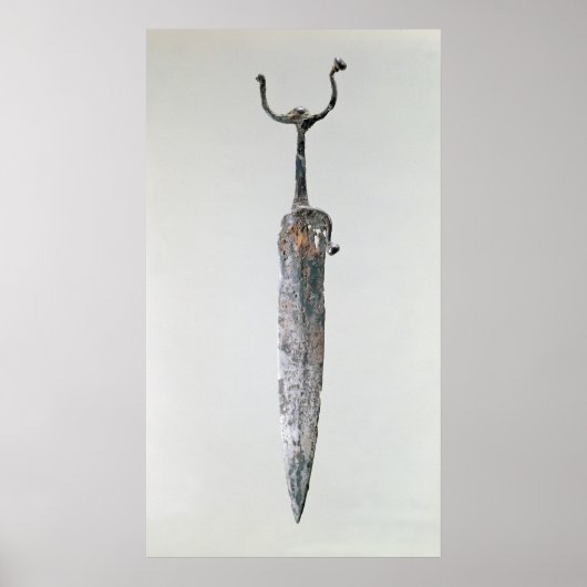 Dagger, Halstatt Culture, c.750-450 BC Poster (Voorkant)