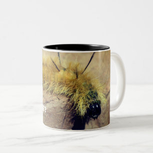 Dagger Moth Caterstyle Natuur Gepersonaliseerd Tweekleurige Koffiemok