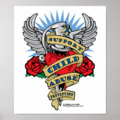 Dagger ter voorkoming van kindermisbruik poster (Voorkant)