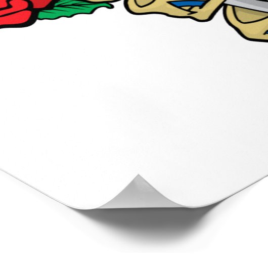 Dagger ter voorkoming van kindermisbruik poster (Hoek)