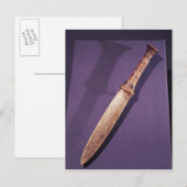 Dagger, van de Tutankhamun Briefkaart (Voorkant / Achterkant)
