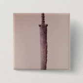 Dagger Vierkante Button 5,1 Cm (Voorkant)