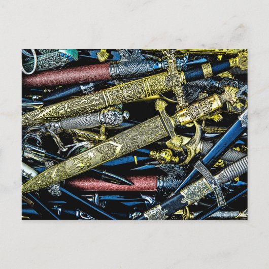 Daggers, Dirks en Sabers Briefkaart (Voorkant)
