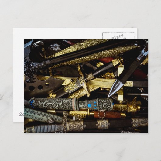 Daggers, Dirks en Sabers Briefkaart (Voorkant / Achterkant)
