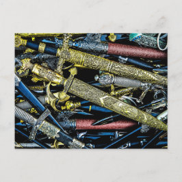 Daggers, Dirks en Sabers Briefkaart