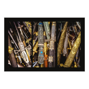 Daggers, Dirks en Sabers Foto Afdruk