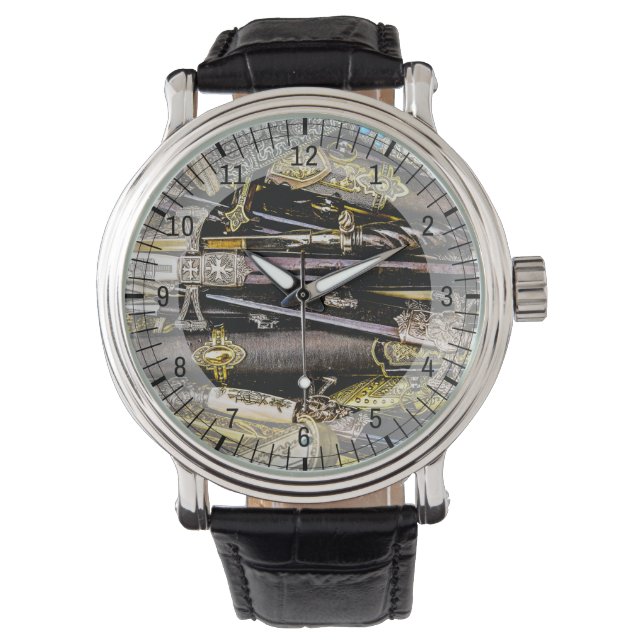 Daggers, Dirks en Sabers Horloge (Voorkant)