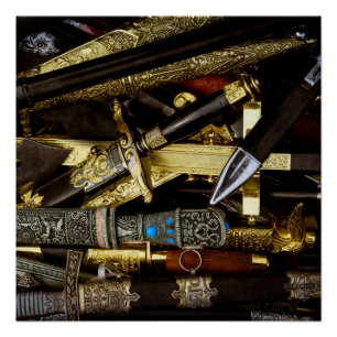 Daggers, Dirks en Sabers Perfect Poster