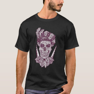 Daggers Schedel Hoofden Grunge Punk Metaal T-shirt