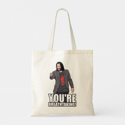 Daggeschenken Keanu Art vindt afbeelding voor vent Tote Bag (Achterkant)