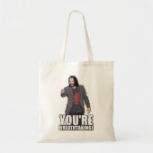 Daggeschenken Keanu Art vindt afbeelding voor vent Tote Bag (Voorkant)