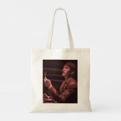DagGift Mads Actor Mikkelsen Cute Gift Tote Bag (Achterkant)