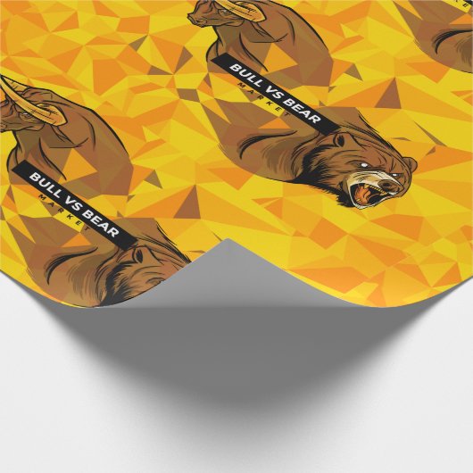 Daghandel - Bull- en Beer-markt Cadeaupapier (Hoek)