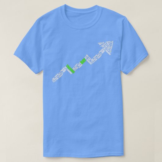 Daghandel Handelaar aandelenmarkt 33 T-shirt (Design voorkant)