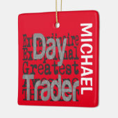 Daghandelaar Extraordinaire douane Keramisch Ornament (Links)