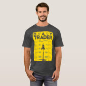 Daghandelaar Moon Stock Investor Trading Forex T-shirt (Voorkant volledig)