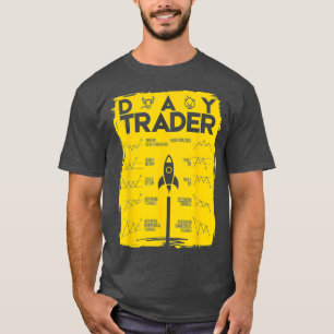 Daghandelaar Moon Stock Investor Trading Forex T-shirt