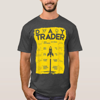 Daghandelaar Moon Stock Investor Trading Forex T-shirt