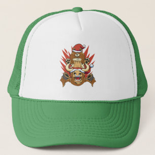 Daghandelaren Geschenk - Stier en Beer - Aandelenm Trucker Pet