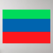 Daghestan Flag Poster (Voorkant)