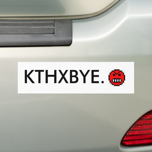 DAGHOOR. BUMPERSTICKER (Op auto)