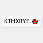 DAGHOOR. BUMPERSTICKER (Voorkant)
