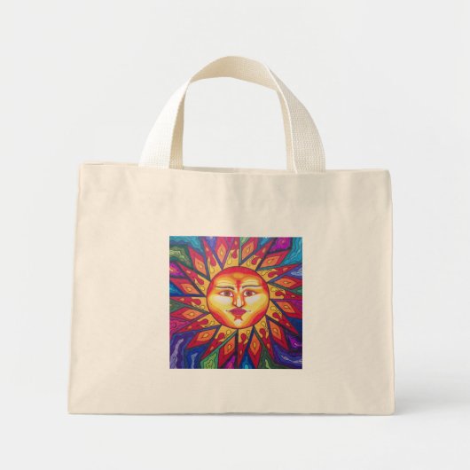 Dagited Sun Mini Tote Bag (Voorkant)