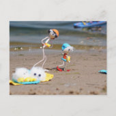 Dagje strand van de Fubby's. Briefkaart (Voorkant)
