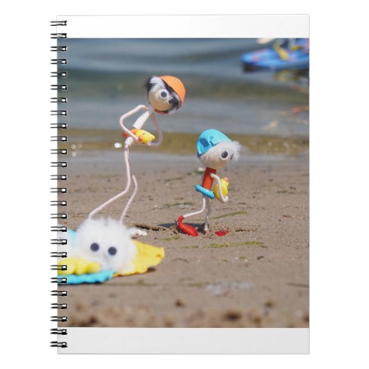 Dagje strand van de Fubby's  Notitieboek (Voorkant)