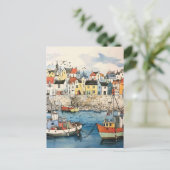 Dagje uit aan zee briefkaart (Staand voorkant)