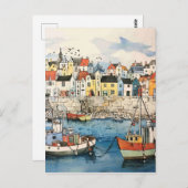 Dagje uit aan zee briefkaart (Voorkant / Achterkant)