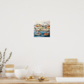 Dagje uit aan zee poster (Keuken)