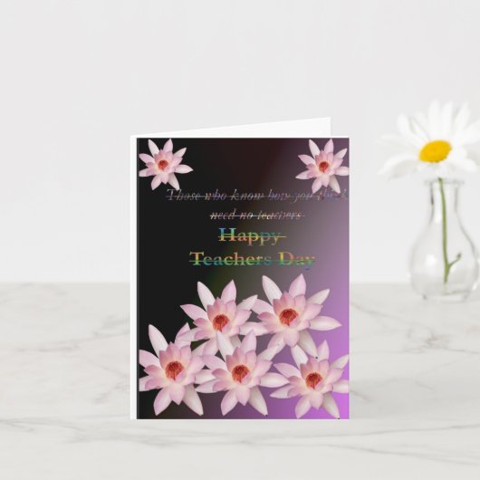 Dagkaart van de leraar kaart (Kleine Plant)