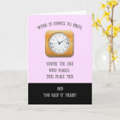 Dagkaart voor administratief personeel kaart (Gele Bloem)