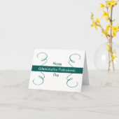 Dagkaart voor administratief personeel kaart (Gele Bloem)