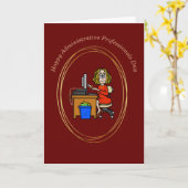 Dagkaart voor administratief personeel kaart (Gele Bloem)