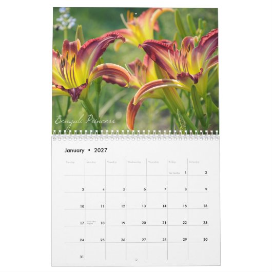 Dagkalender 2012 kalender (Jan 2027)
