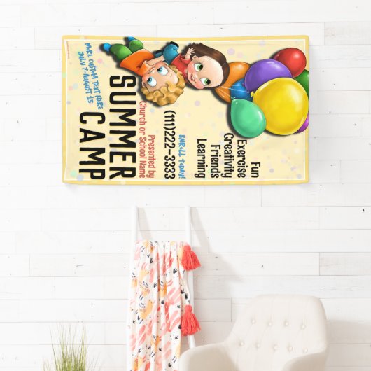 Dagkamp Zomerkamp Kinderopvang  Spandoek (Insitu)