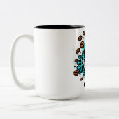 Dagkoffie Tweekleurige Koffiemok (Links)